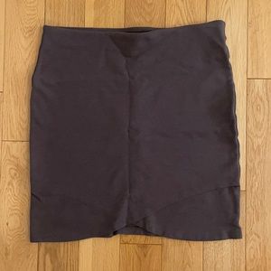 Talula gray tight mini skirt with elastic waist